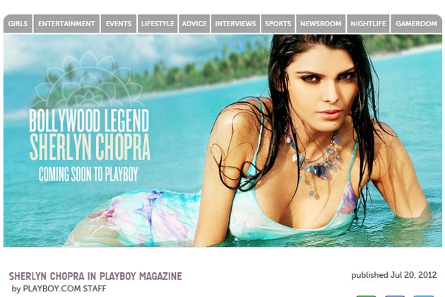 Playboy calls Sherlyn Chopra a 'Bollywood legend', Bollywood a city 